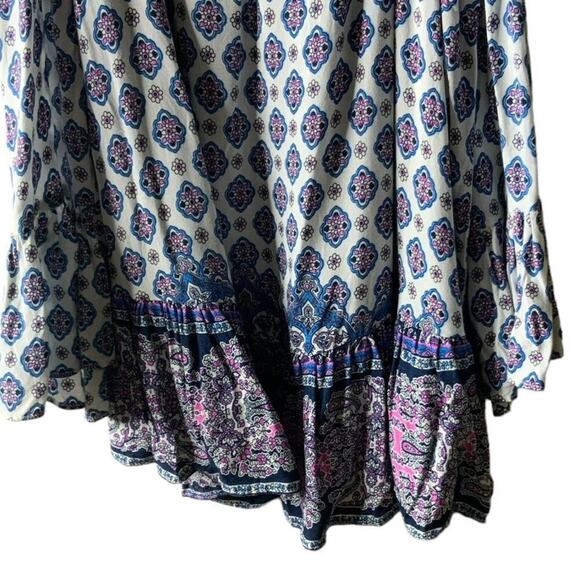 Altar'd State Floral Top Womens Size Small Ruffle Spaghetti Strap Multicolor - Picture 7 of 8